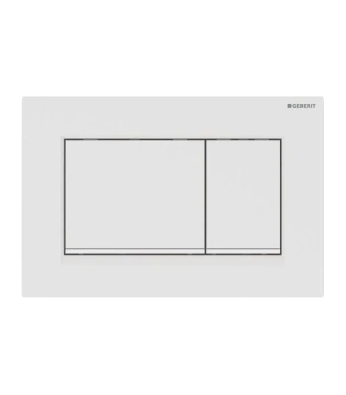 Geberit Sigma Dual Flush Push Plate – Sigma30MW | Matte White