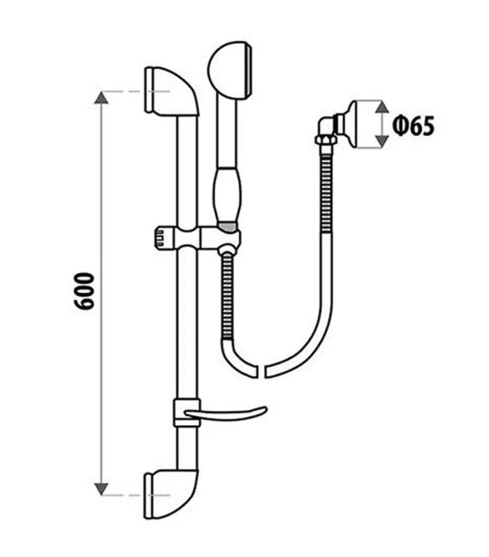 Builders Rail Shower