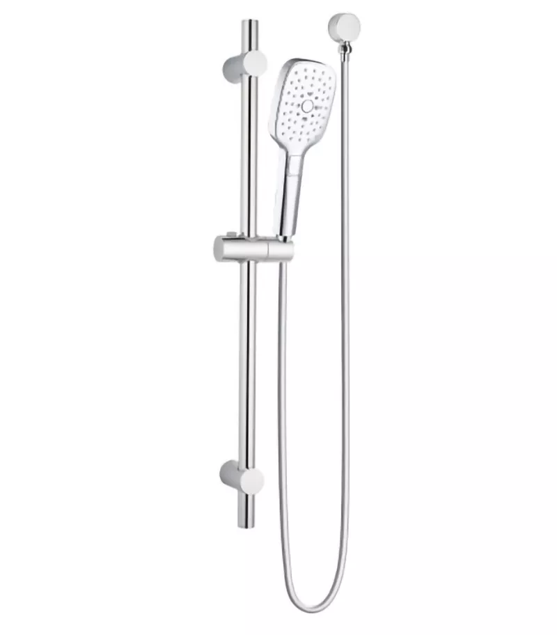 Huntingwood Self Cleaning Chrome Shower Rail