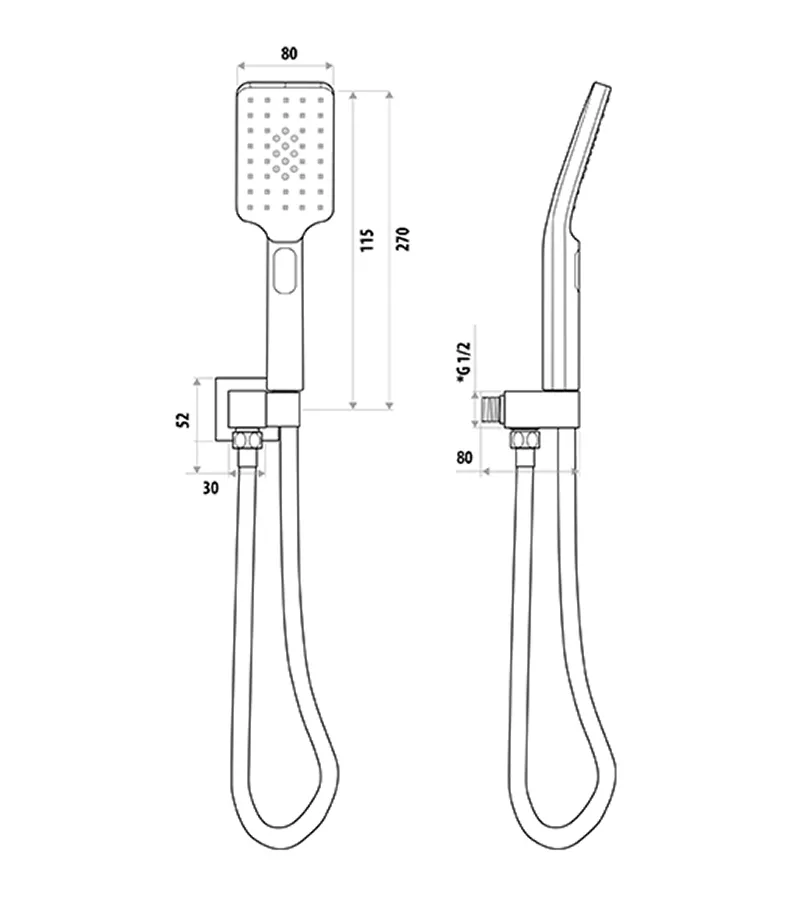 Specification For Liberty Hand Shower