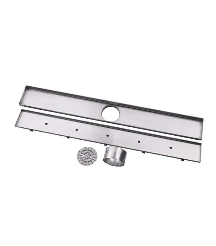 Stainless Steel Tile Insert Floor Grate 600mm to 1200mm Components