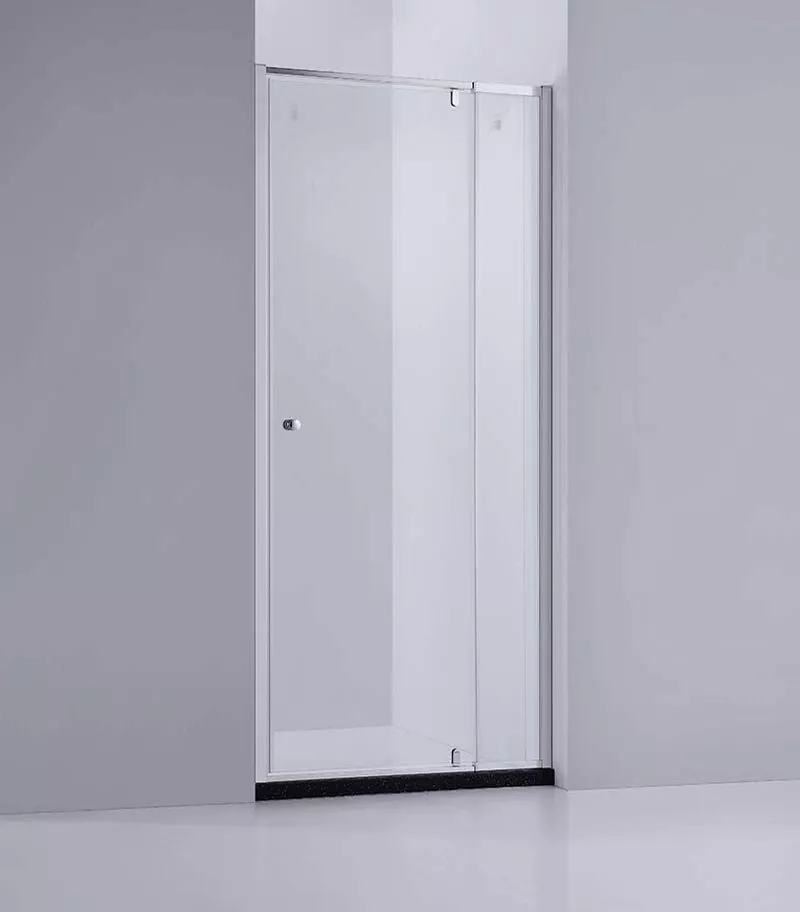 700-1470mm Chrome Semi Frameless Wall To Wall Shower Screen