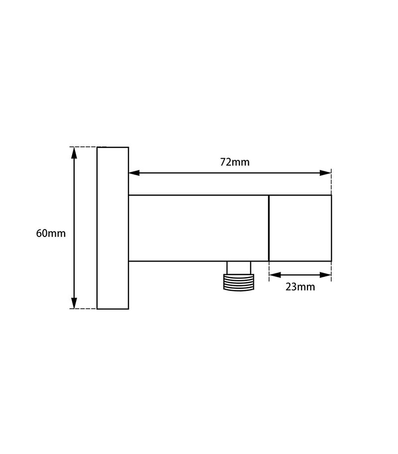 Specification For Cube Square 1/4 Turn Washing Machine Stops