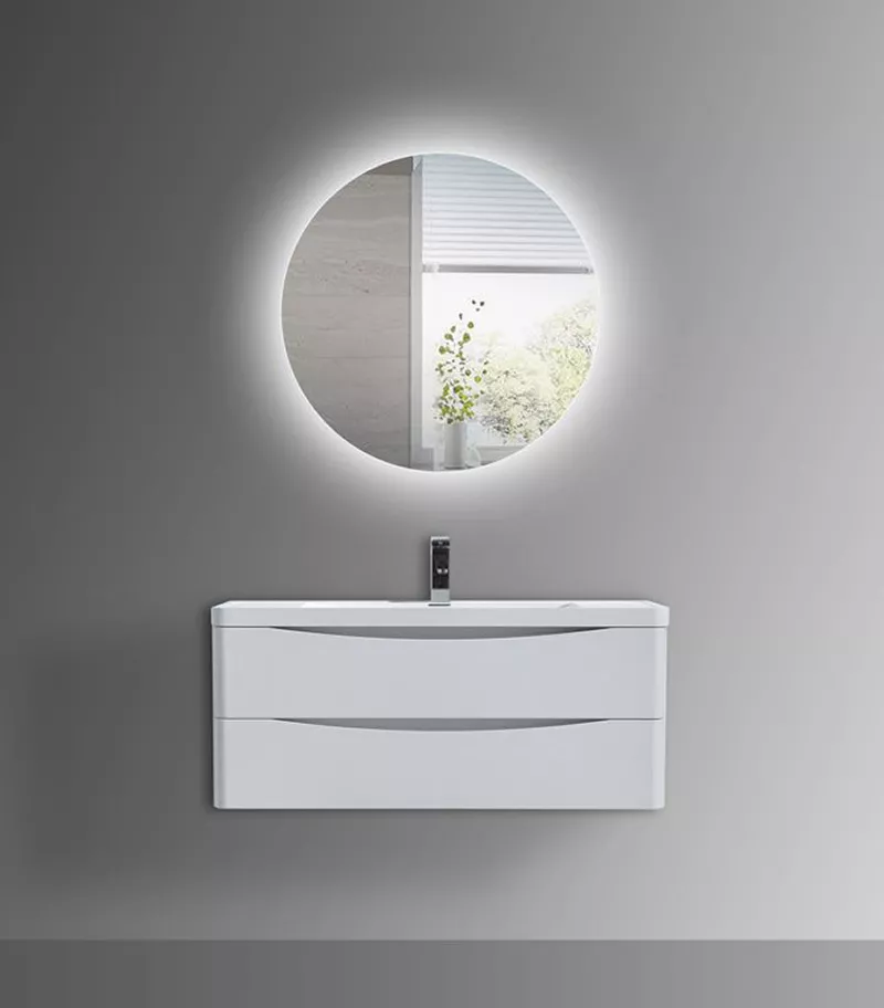 Moon 600mm Round LED Mirror