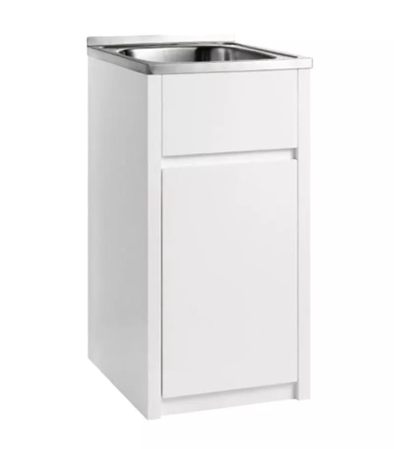 35L PVC Laundry Tub With Stainless Steel Sink