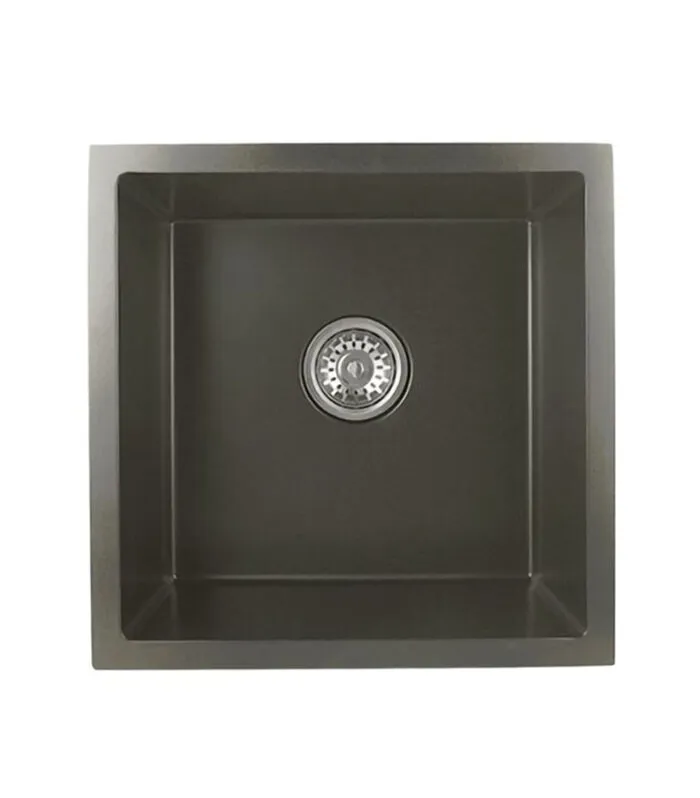 Aqua Dark Grey Square Sink 440mm OX4444R.KS