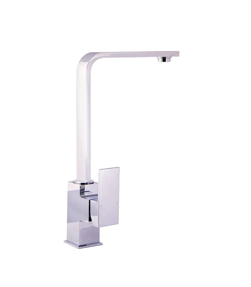Rosa Square Gooseneck Sink Mixer - Chrome