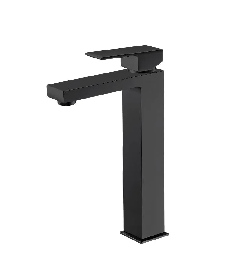 Rosa Tall Basin Mixer - Matte Black
