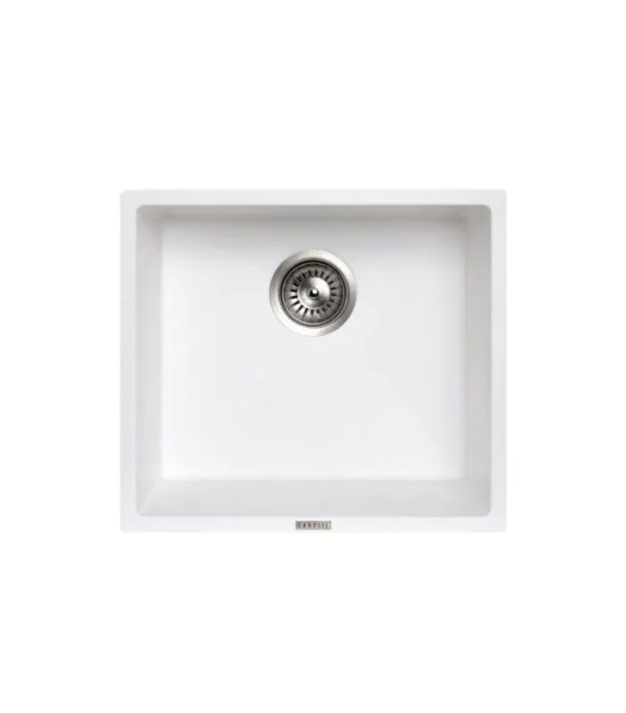 Carysil 457mm Granite Sink - Matt White