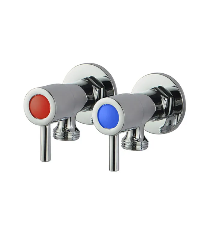 Pentro Chrome Round 1/4 Turn Washing Machine Stops