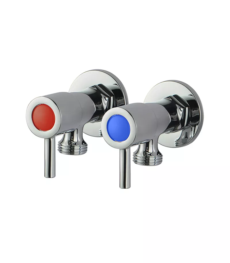 Pentro Chrome Round 1/4 Turn Washing Machine Stops