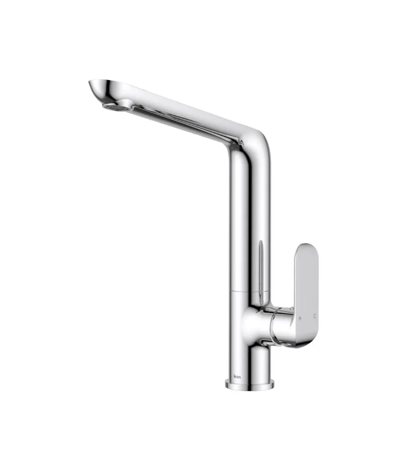 Kara Squareneck Sink Mixer - Chrome