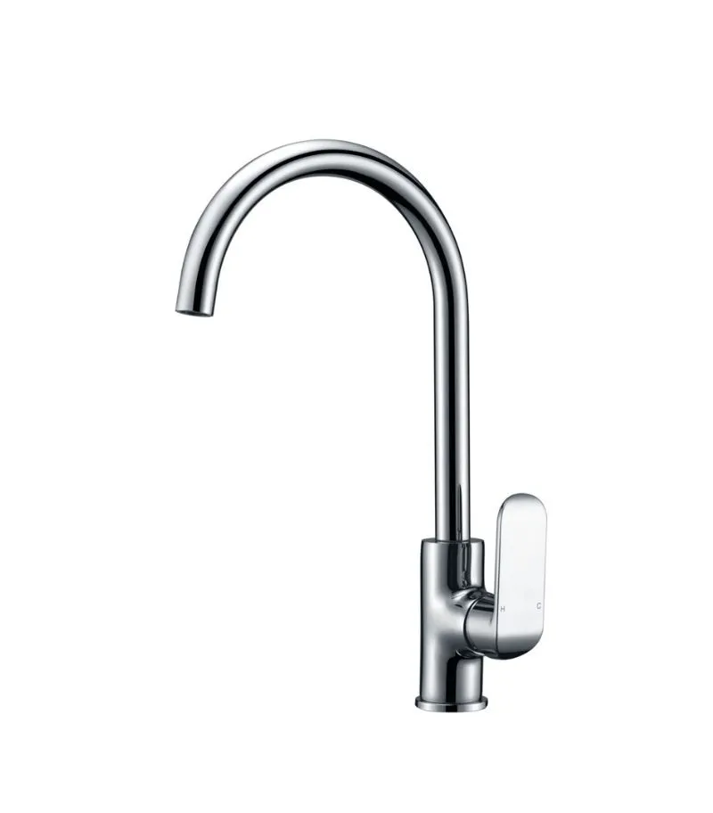 Kara Gooseneck Sink Mixer - Chrome