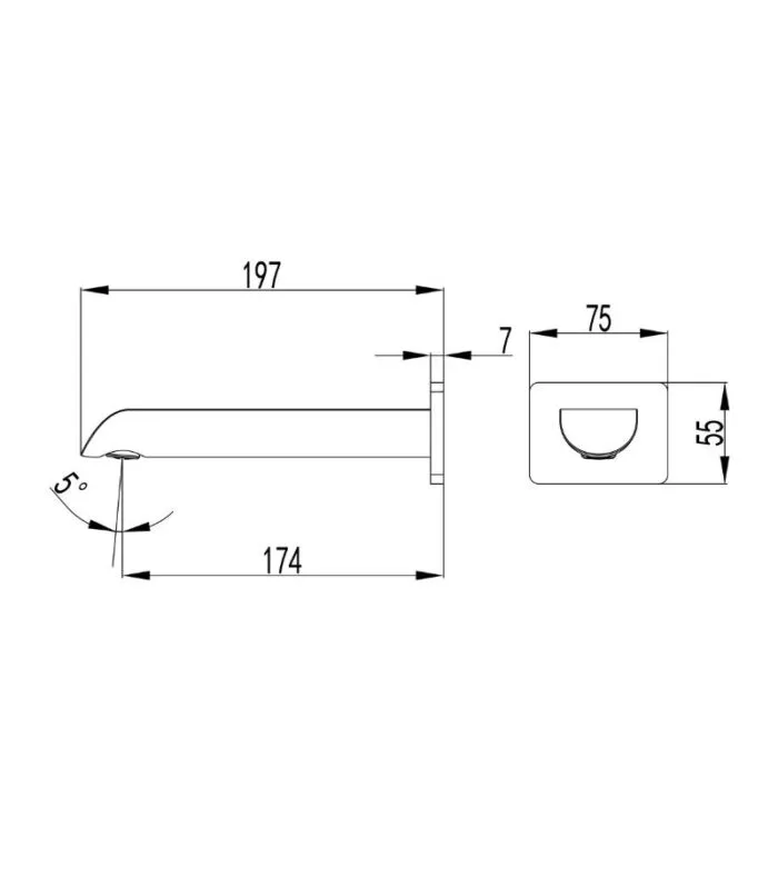 Kara Basin/Bath Spout - Specification