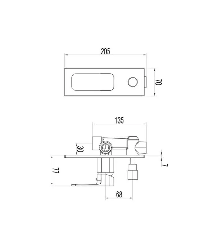 Seto Wall Mixer with Diverter - Specification