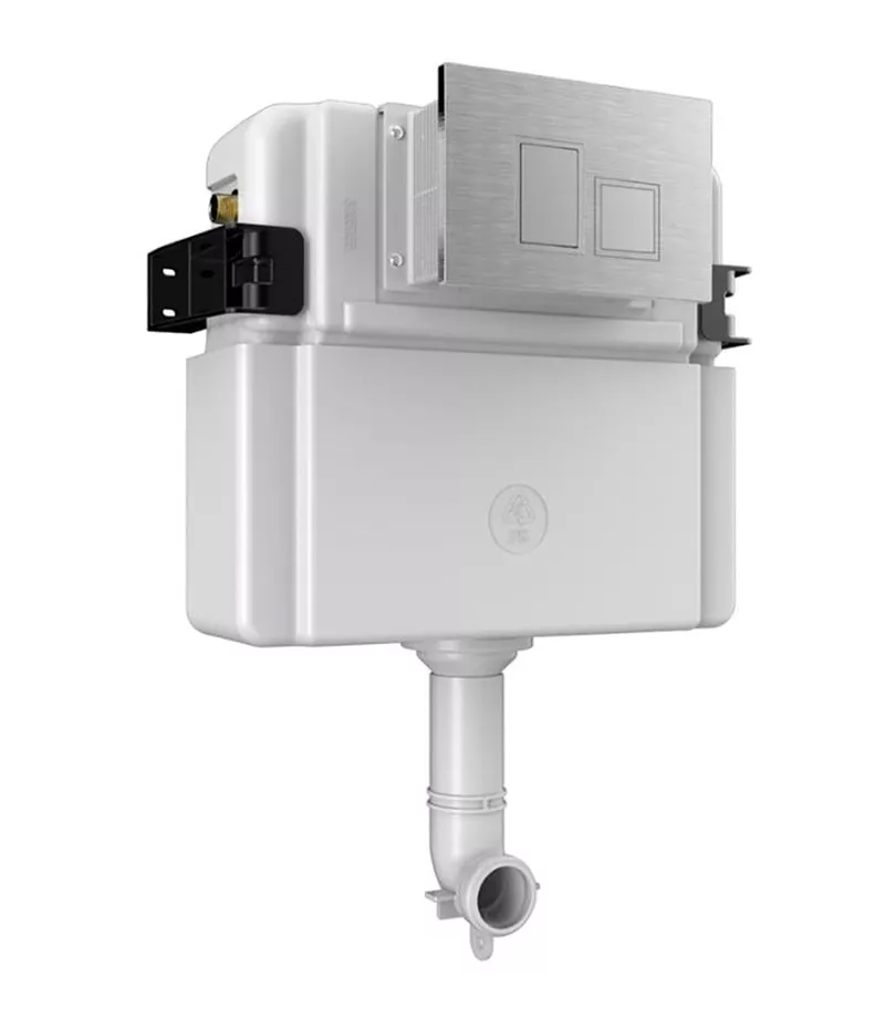 R&T Frameless Low Height In-Wall Cistern For Wall Faced Pan