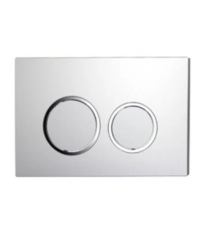 R&T Dual Flush Push Plate G3005007 - Chrome