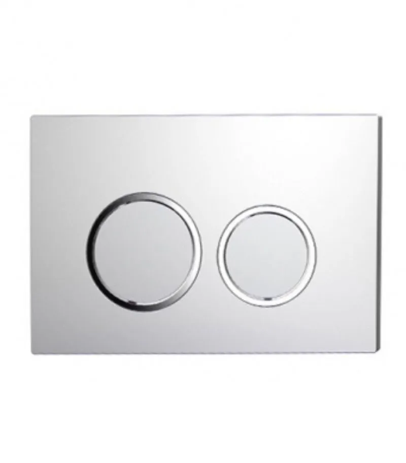 R&T Dual Flush Push Plate G3005007 - Chrome
