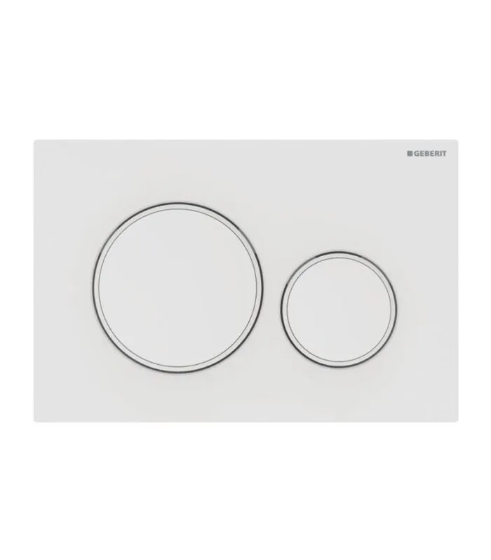 Geberit Sigma Dual Flush Push Plate – Sigma20MW | Matte White