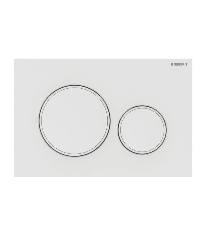 Geberit Sigma Dual Flush Push Plate – Sigma20MW | Matte White