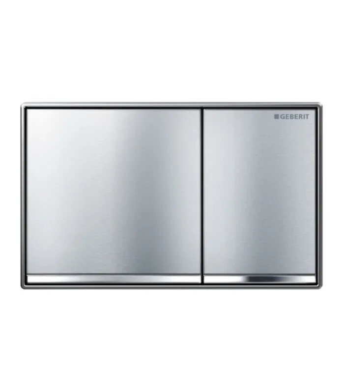 Geberit Sigma Dual Flush Push Plate – Sigma60GH | Brushed Chrome & Chrome