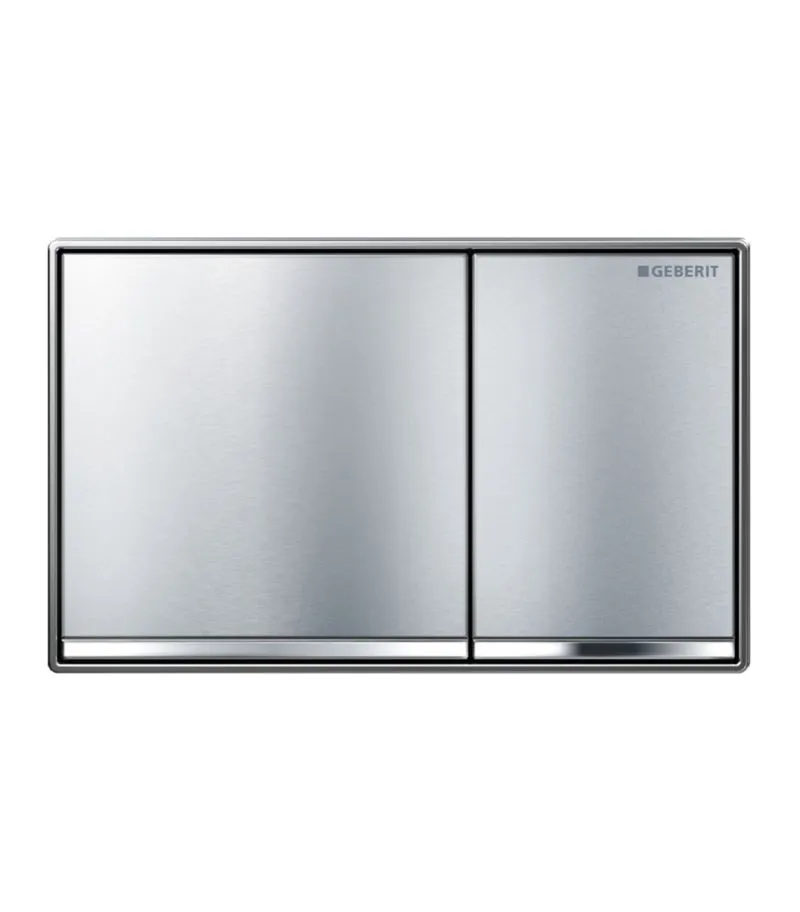 Geberit Sigma Dual Flush Push Plate – Sigma60GH | Brushed Chrome & Chrome