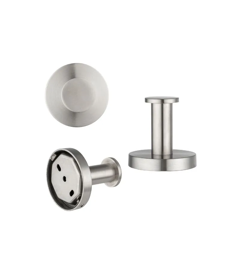 Lucid Single Robe Hook - Brushed Nickel | Views