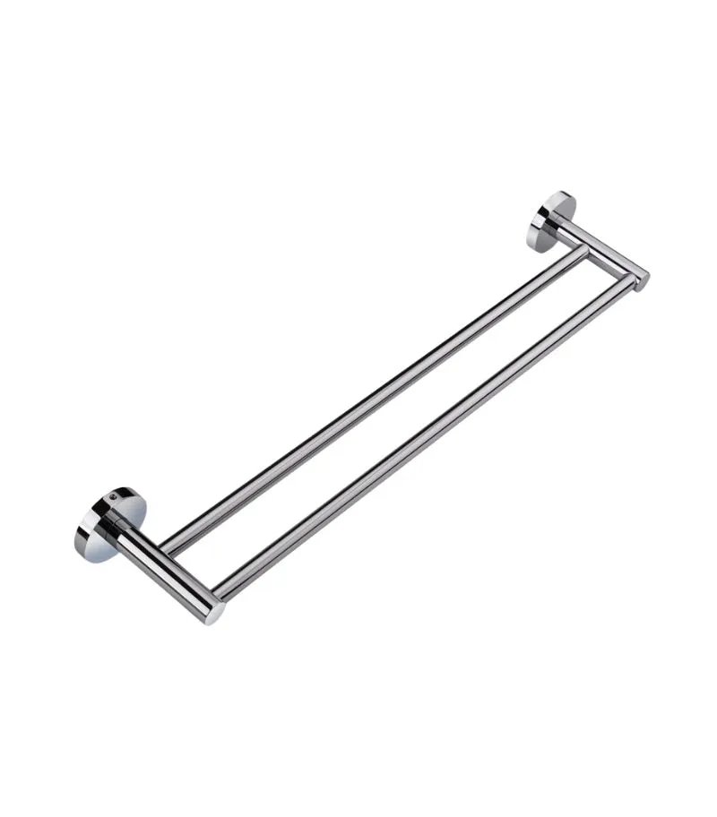 Lucid Double Towel Rail – Cut to Size - Chrome