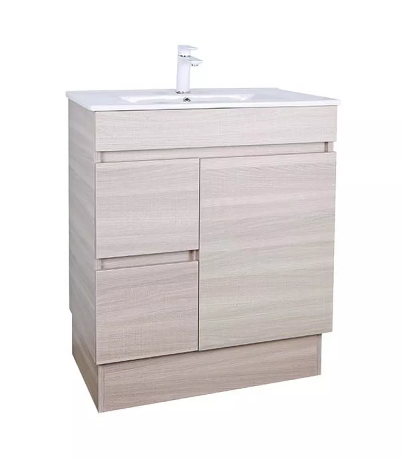 Avie Light Oak 750mm PVC Freestanding Vanity