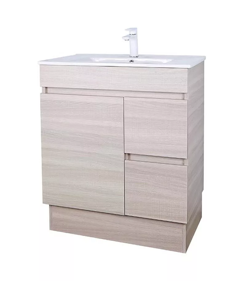 Avie Light Oak 750mm PVC Freestanding Vanity