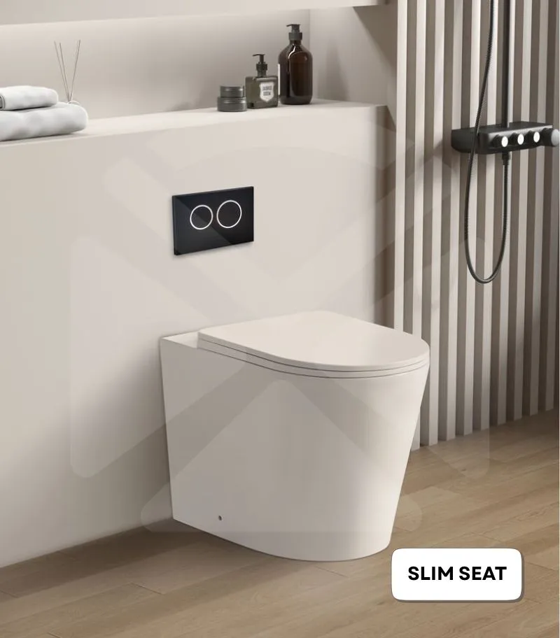 Avis Rimless Floorstanding Toilet Pan - White