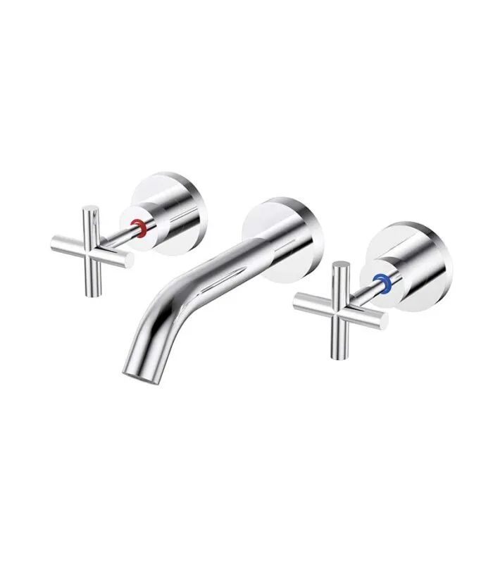 Mona Bath Tap Set - Chrome