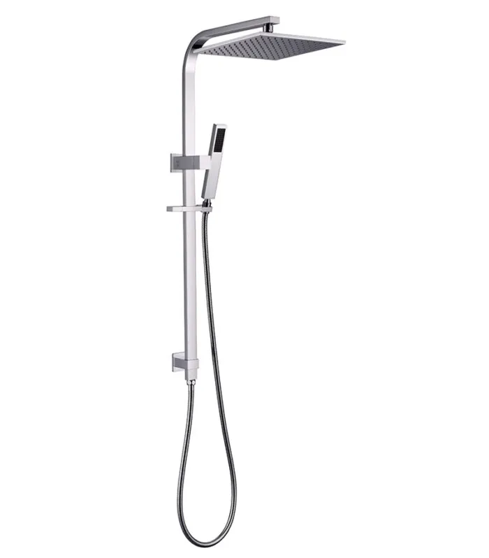 Esperia Twin Shower On Rail - Chrome