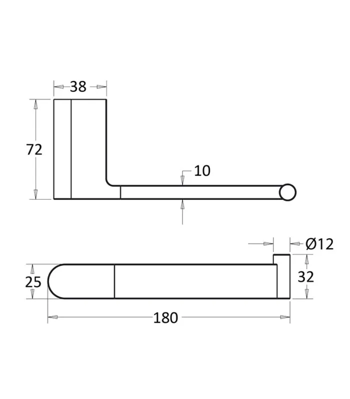 Flores Toilet Roll Holder - Specification