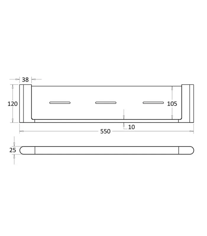 Flores Metal Shelf - Specification