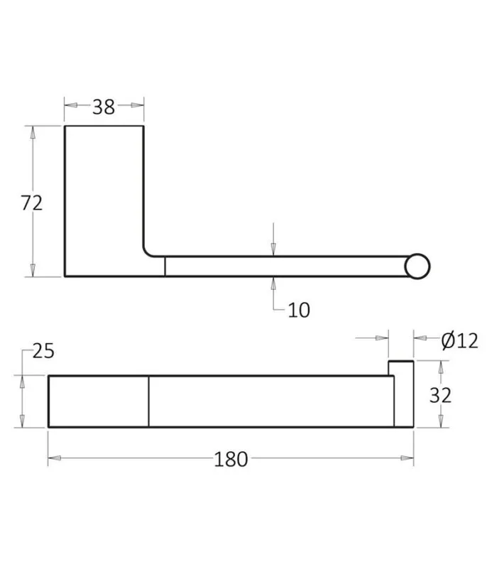 Ceram Toilet Roll Holder - Specification