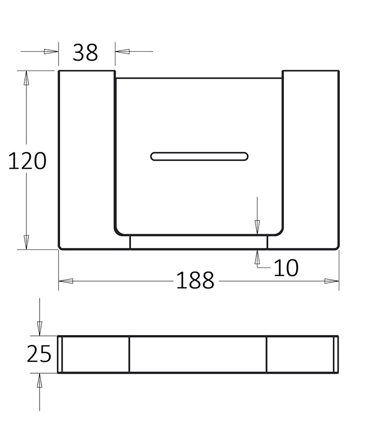 Ceram Soap Holder - Specification