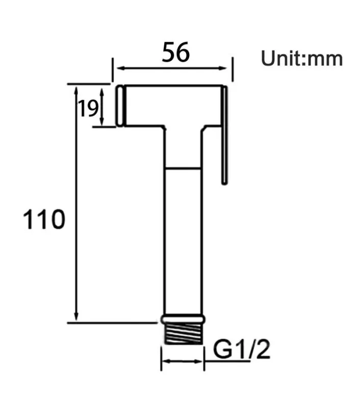 Specification For Aqua Round Bidet Trigger Spray