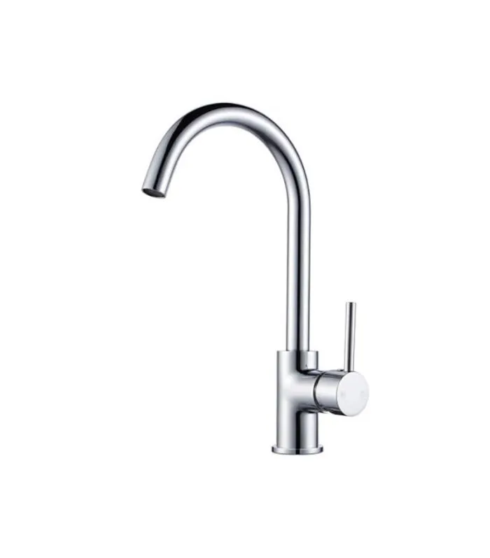 Lucid Gooseneck Sink Mixer - Chrome