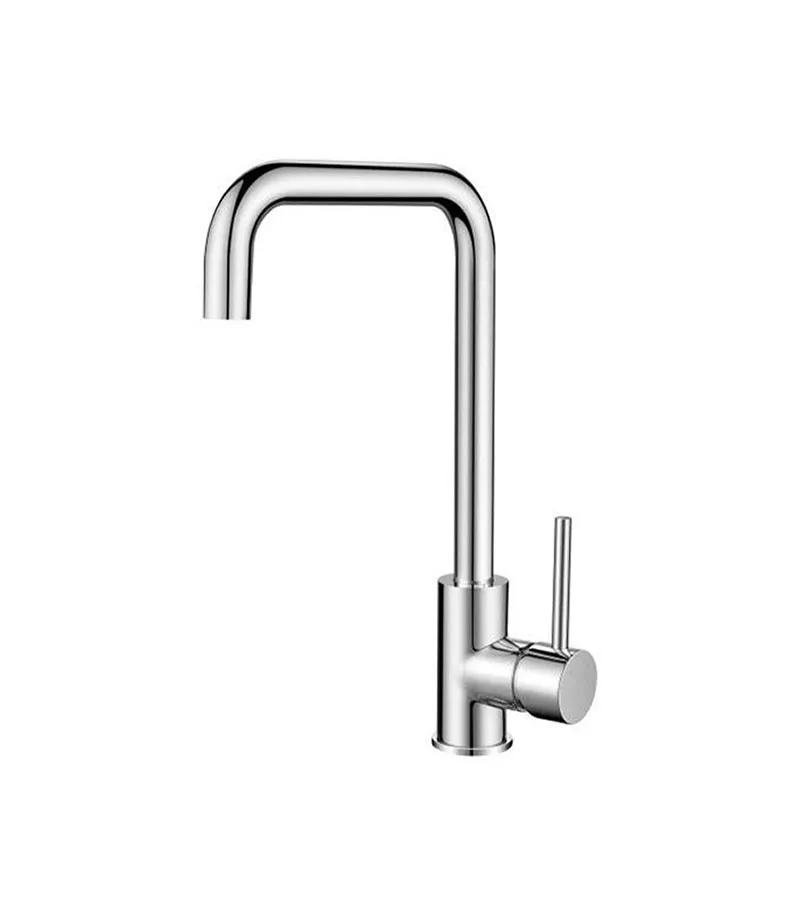 Lucid Square Gooseneck Sink Mixer - Chrome