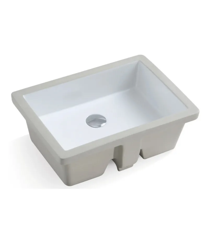 Crete Rectangle Undermount Ceramic Basin 435x310x170mm