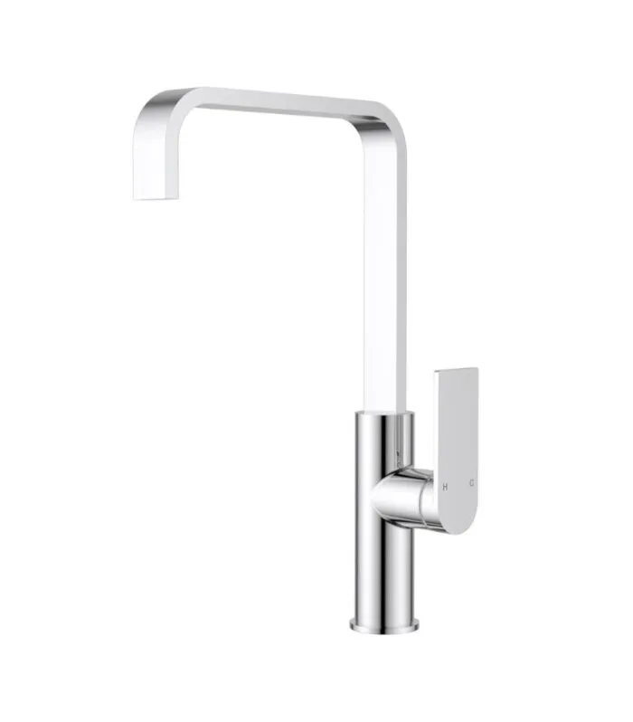 Ruki Brass Sink Mixer - Chrome