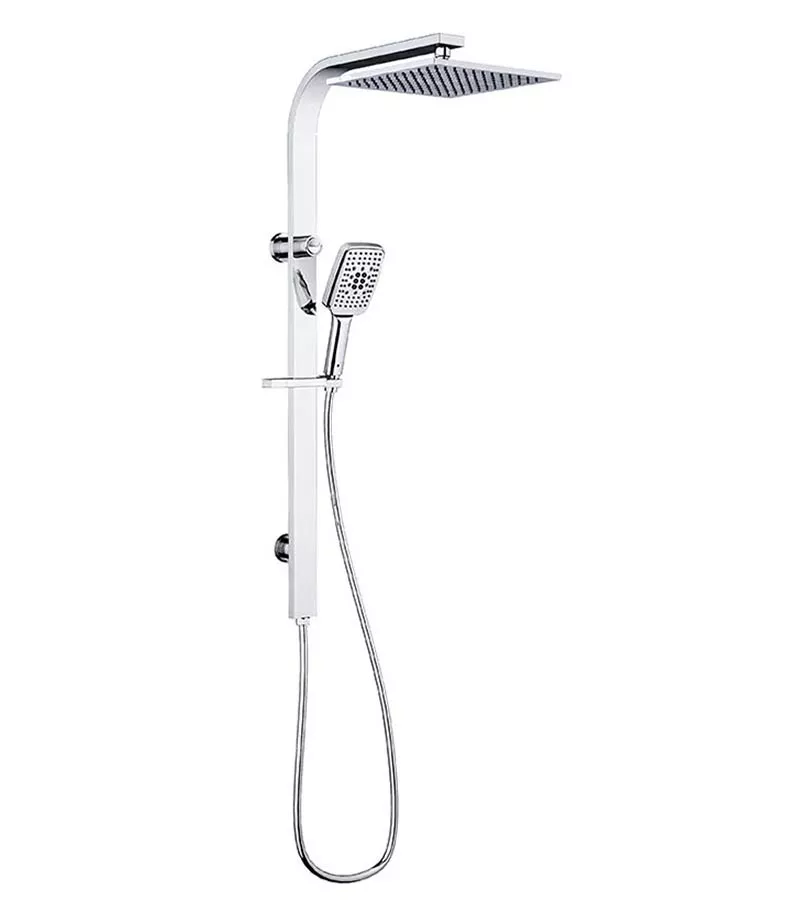 Sando Chrome Twin Shower Set With 6 Function Patent Hand shower