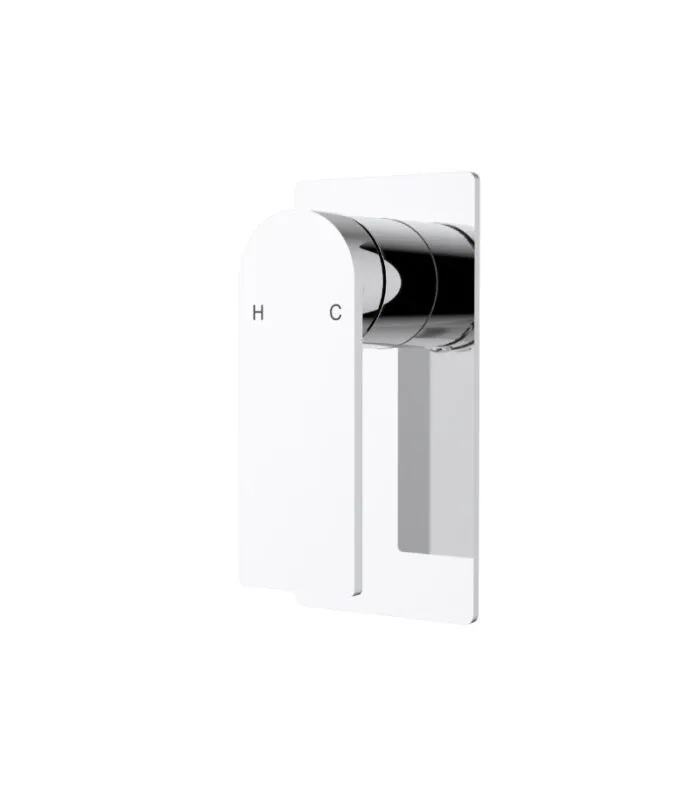 Ruki Brass Wall Mixer - Chrome