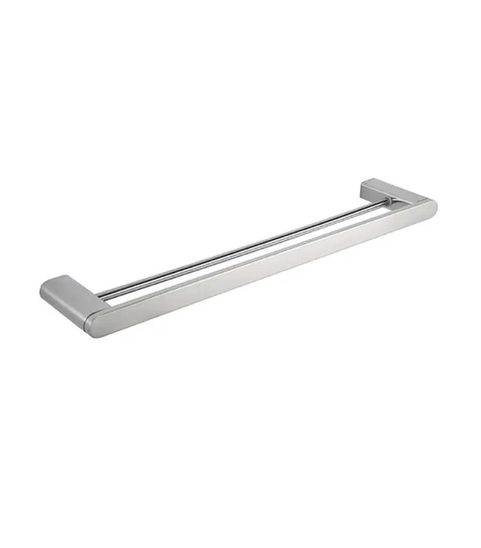 Huntingwood Stainless Steel Double Towel Rail - Chrome