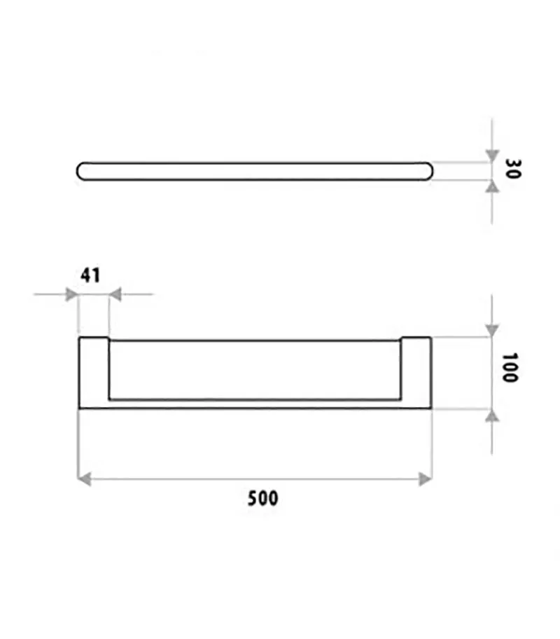 Huntingwood Stainless Steel Metal Shelf - Specification