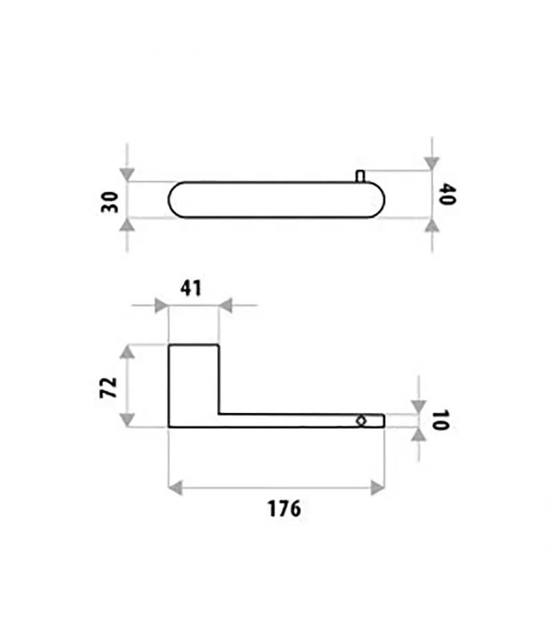 Huntingwood Stainless Steel Toilet Roll Holder - Specification
