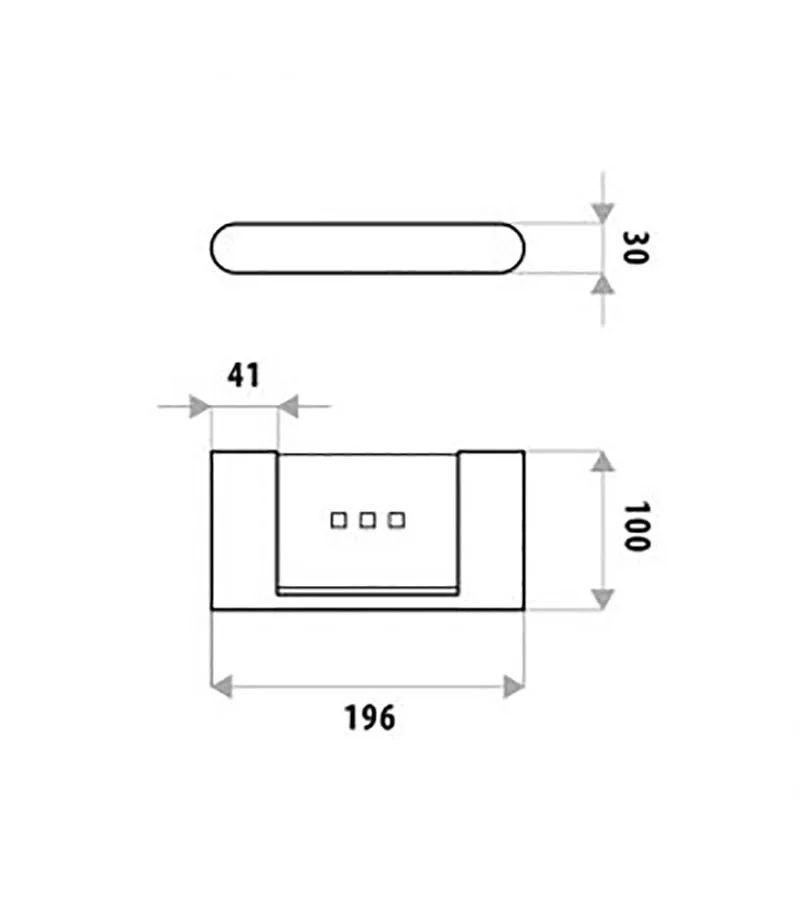 Huntingwood Stainless Steel Soap Holder - Specification