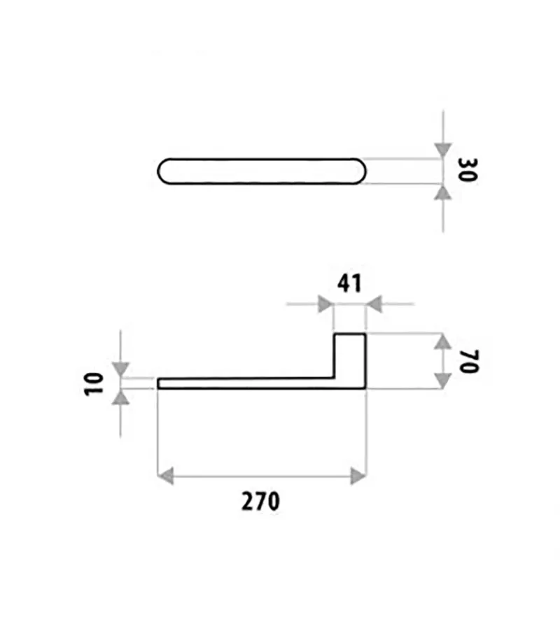 Huntingwood Stainless Steel Towel Bar - Specification