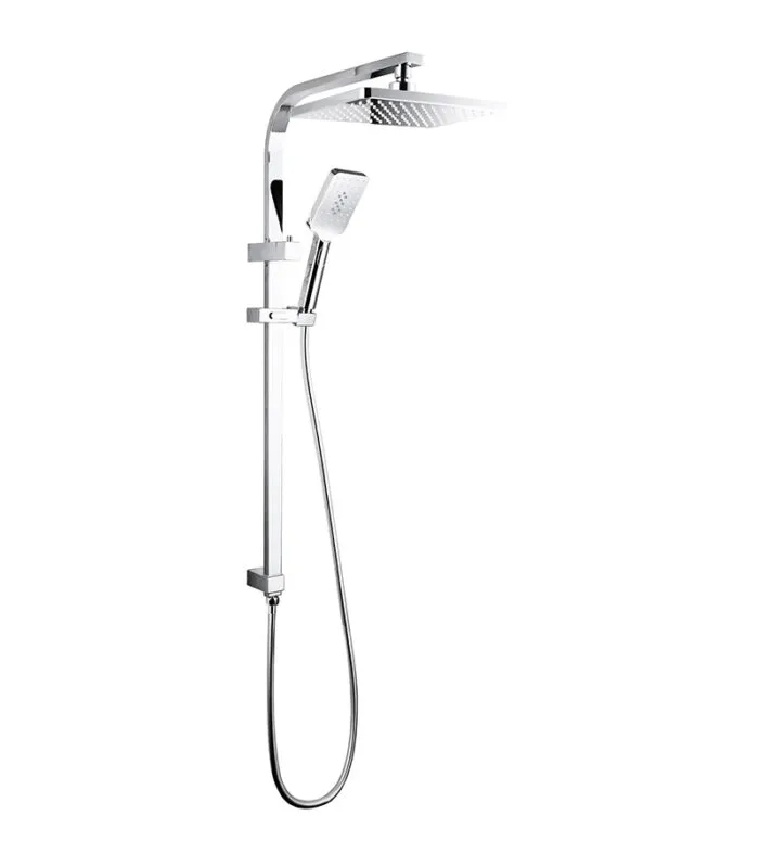 Liberty Twin Shower on Rail - Chrome